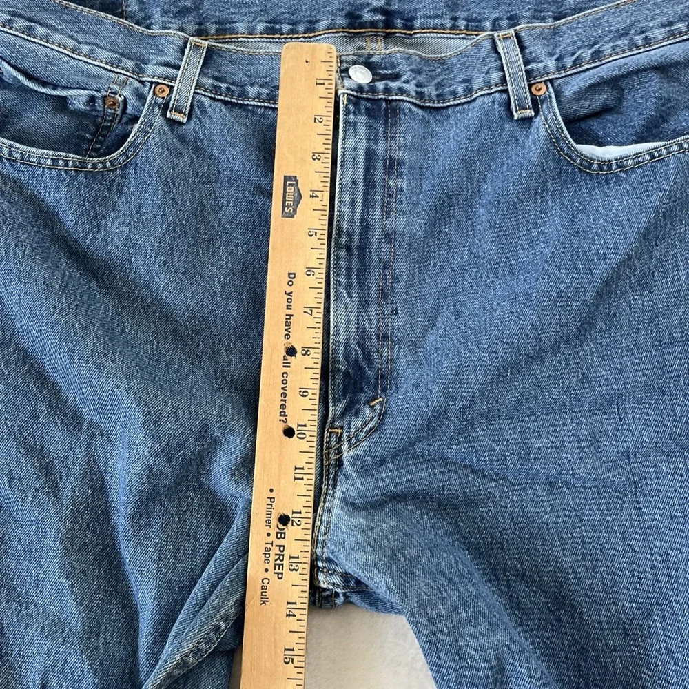 Levis 550 Relaxed Fit Jeans‎ Men's 44x30 Med Blue Denim 100% Cotton EUC